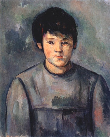portrait de fille à Paul Cézanne