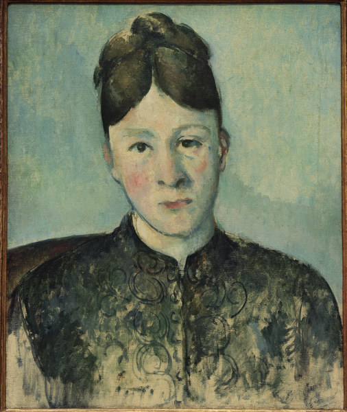 Portait of Madame Cézanne à Paul Cézanne