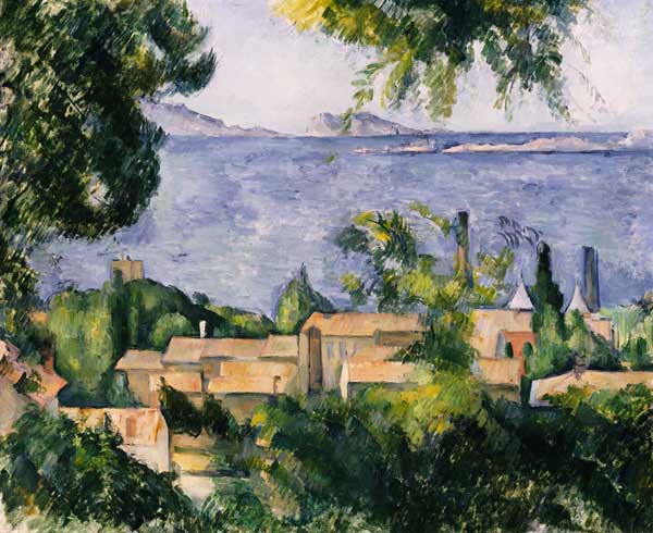 The Rooftops Of L''Estaque à Paul Cézanne
