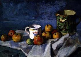 Still Life with Apples, Cup and Pitcher