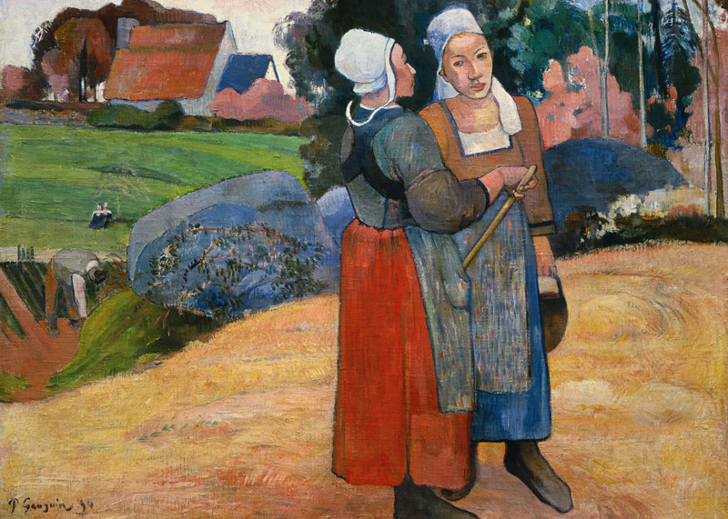 Paysannes bretonnes à Paul Gauguin