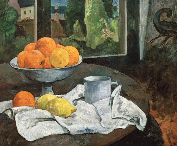 Oranges et citrons avec vue à Paul Gauguin
