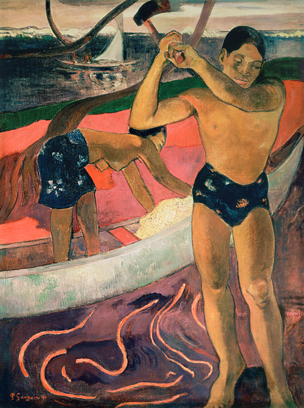 The Man with an Axe à Paul Gauguin