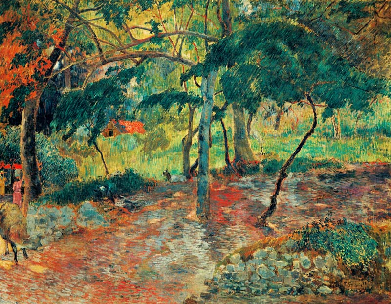 Tropical Landsape à Paul Gauguin
