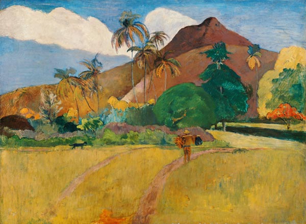 Paysage tahitien à Paul Gauguin