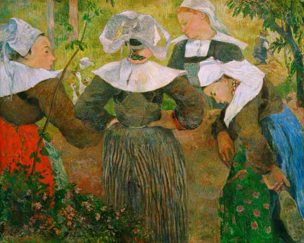 Breton peasant women à Paul Gauguin