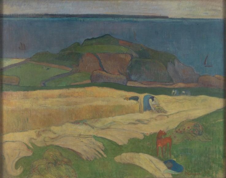 Harvest (Le Pouldu) à Paul Gauguin