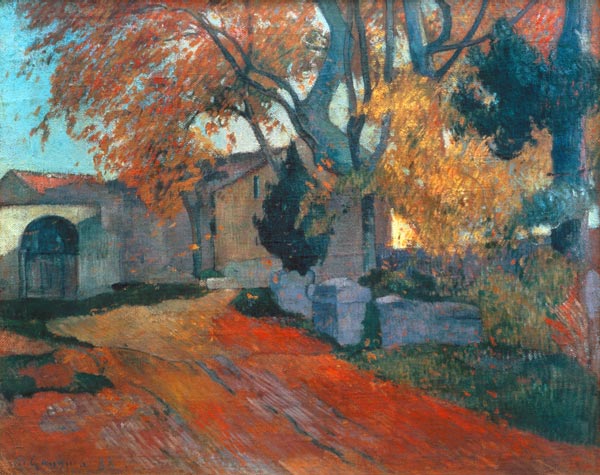 Les Alyscamps, Arles à Paul Gauguin