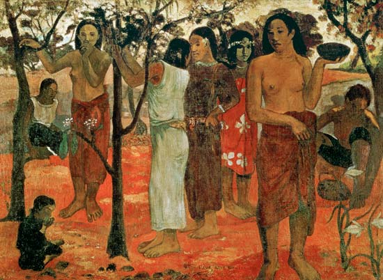 Nave Nave Mahana (Delightful Days) à Paul Gauguin