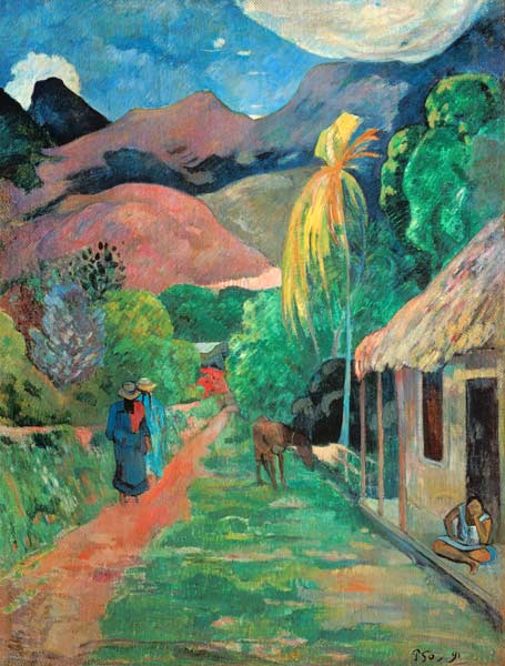 Rue de tahiti (Chemin de Papeete) à Paul Gauguin