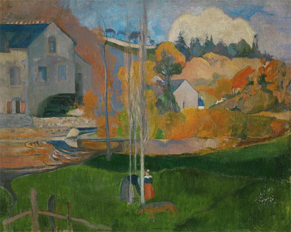 Paysage breton : le moulin de David