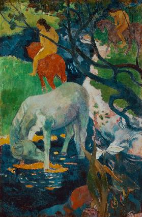 P.Gauguin / Le cheval blanc 1893