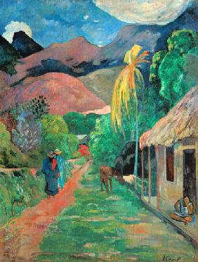 Rue de tahiti (Chemin de Papeete) 1891