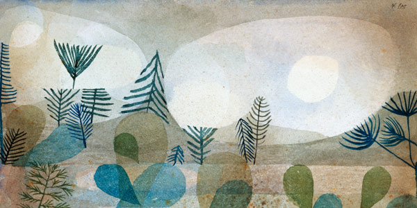 paysage océanique à Paul Klee