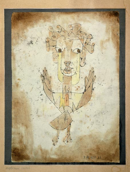 Angelus Novus, 1920  à Paul Klee