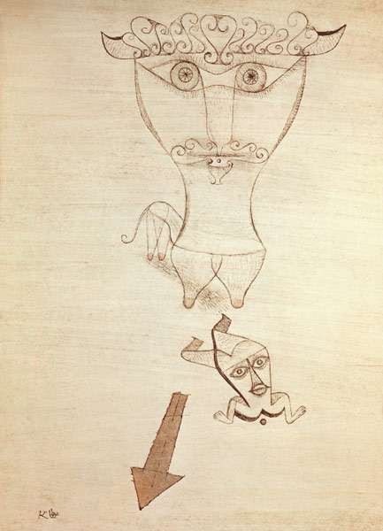 Antiquité fable en 1923 III 56 à Paul Klee