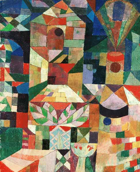 jardin de château à Paul Klee