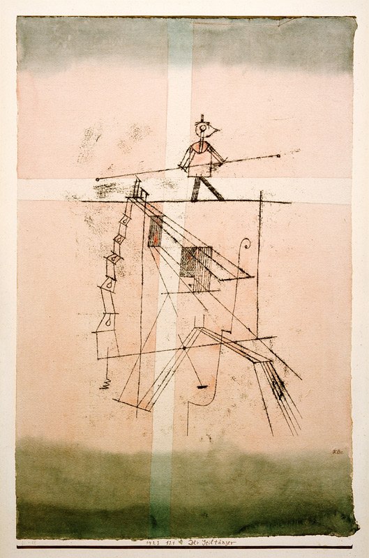 Der Seiltaenzer, 1923, 121. à Paul Klee