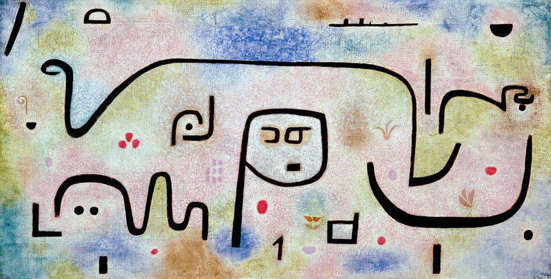Insula dulcamara, 1938. à Paul Klee