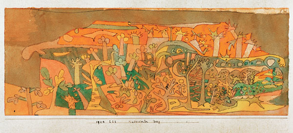 Kultivierter Berg, 1924.222. à Paul Klee