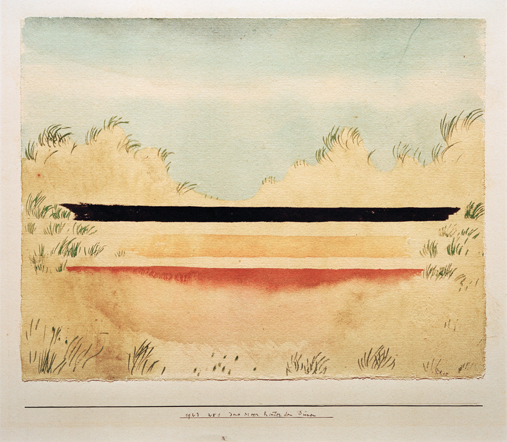 Das Meer hinter den Duenen, 1923, 251. à Paul Klee