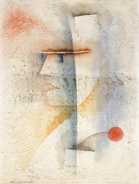 Portrait d'un homme costumé à Paul Klee