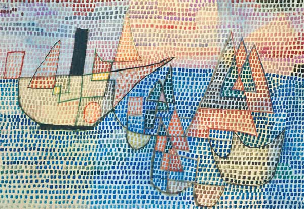 Vapeurs et voiliers à Paul Klee