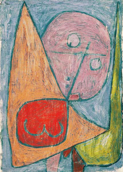 Angel, still female (Engel, noch weiblich) à Paul Klee