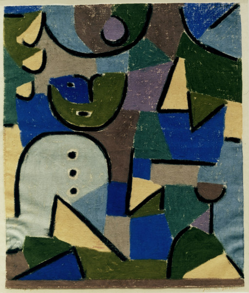 Figur im Garten, 1937, à Paul Klee