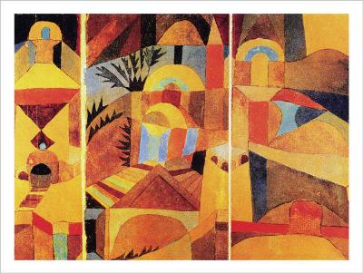 Titre de l‘image : Paul Klee - Il giardino del tempio - (PK-558)