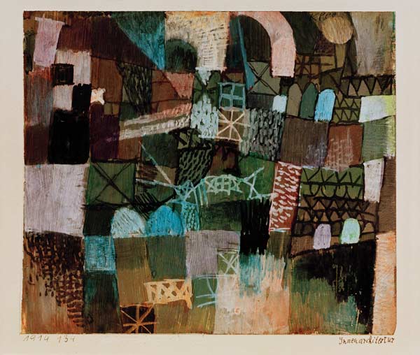 Innenarchitektur, 1914.134 à Paul Klee