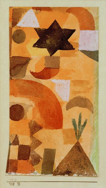 Vignette an Aegypten. 1918.33. à Paul Klee