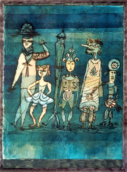 Masken, 1923. à Paul Klee