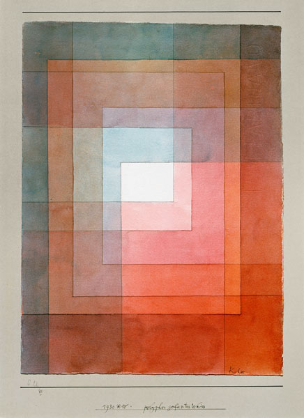 Blanc polyphonique, 1930, 140. à Paul Klee