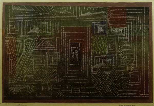 Schloss im Wald zu bauen, 1926.2 à Paul Klee