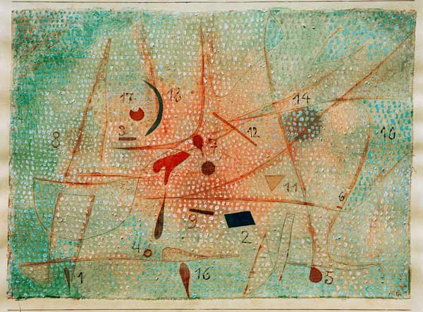 siebzehn Gewuerze, à Paul Klee