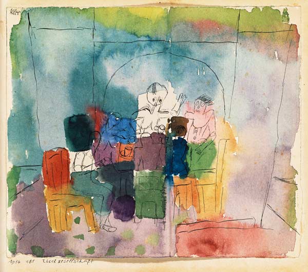 Tischgesellschaft à Paul Klee