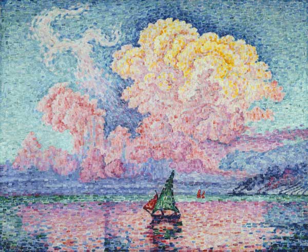 le nuage rouge (Antibes) à Paul Signac