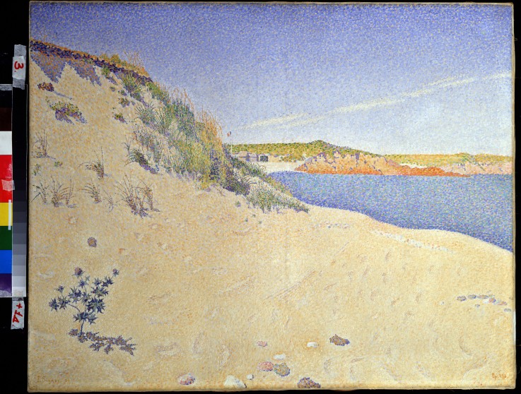 The Beach at Saint-Briac. Op. 212 (Sandy seashore) à Paul Signac