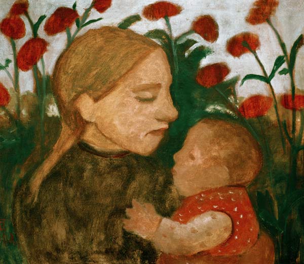 Girl and child à Paula Modersohn-Becker