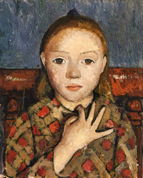 Portrait d'une jeune fille à Paula Modersohn-Becker