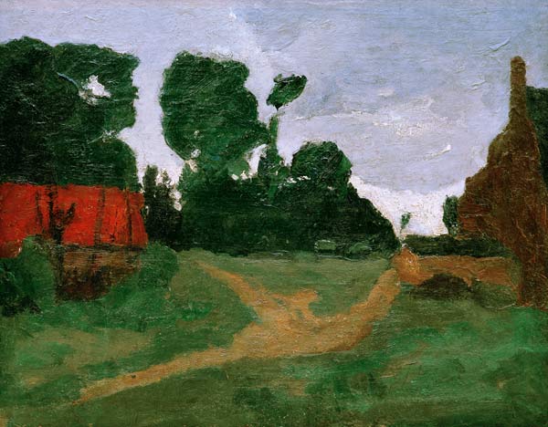 Edge of Village à Paula Modersohn-Becker