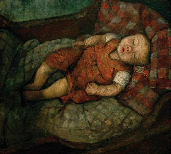 Schlafendes Kind à Paula Modersohn-Becker
