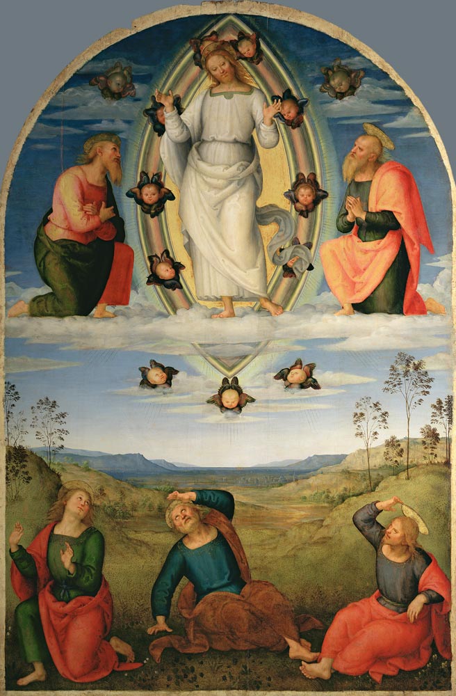 Perugino / Transfiguration / 1517 à Pierto di Cristoforo Vanucci (alias Perugino ou le Perugin)