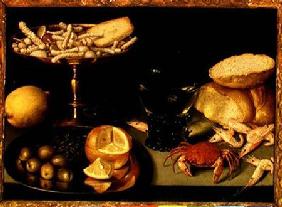 Still Life with Fruit and Shellfish