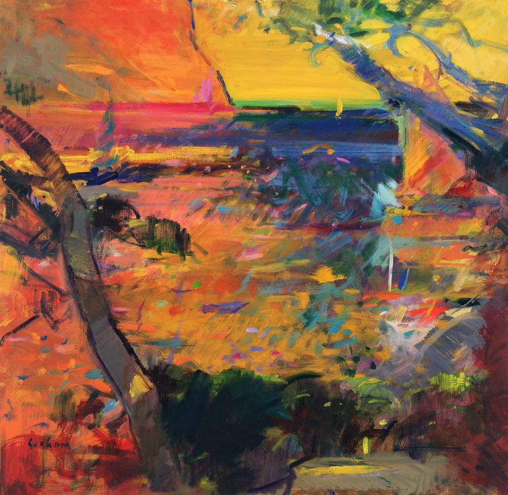 Cap Canaille Sunset (oil on canvas)  à Peter  Graham