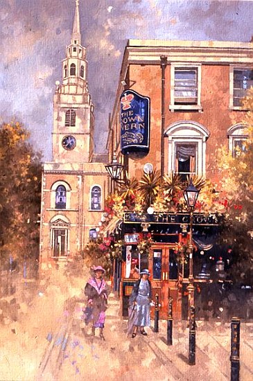 Crown Tavern, Clerkenwell, 2000 (oil on canvas)  à Peter  Miller