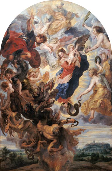 La femme apocalyptique. à Peter Paul Rubens