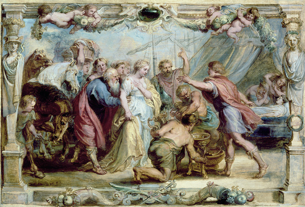 Briseis Given back to Achilles, 1630/1631 à Peter Paul Rubens