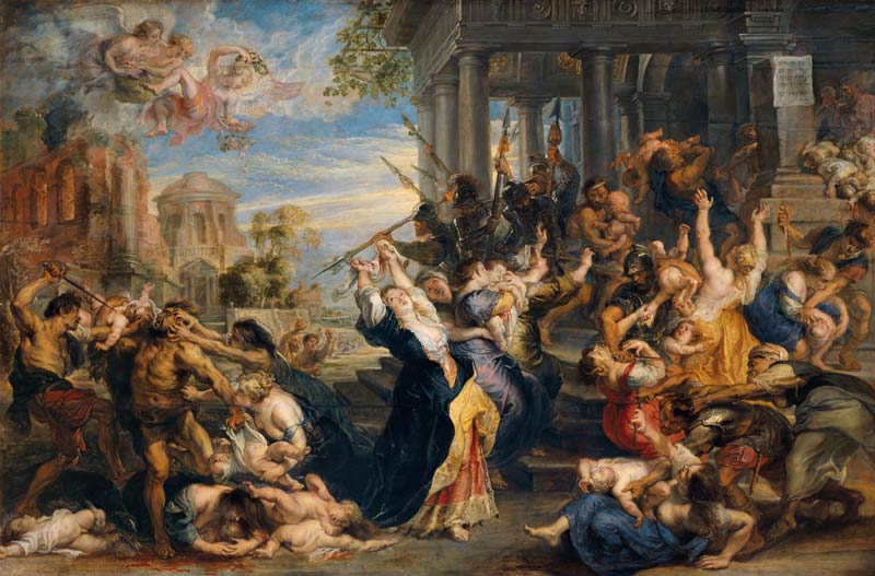 Le meurtre de l'enfant de Bethlehem à Peter Paul Rubens